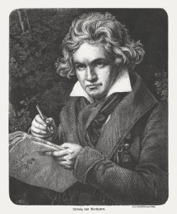 Ludwig van Beethoven (1770-1827), German composer and pianist, published 1869